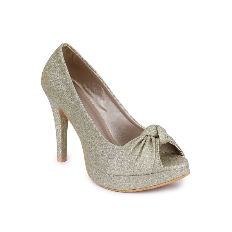 VALIOSAA Solid Gold Peep Toes (EURO 36) (EURO 36)