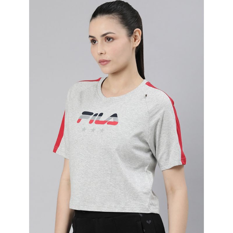 FILA Womens Leila Grey TShirt Buy FILA Womens Leila Grey TShirt