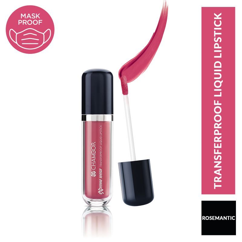 Chambor Extreme Wear Transferproof Liquid Lipstick Make up - Rosemantic #401