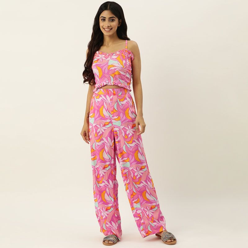 Ocean Love Cover-Up Maxi - Pink & Black