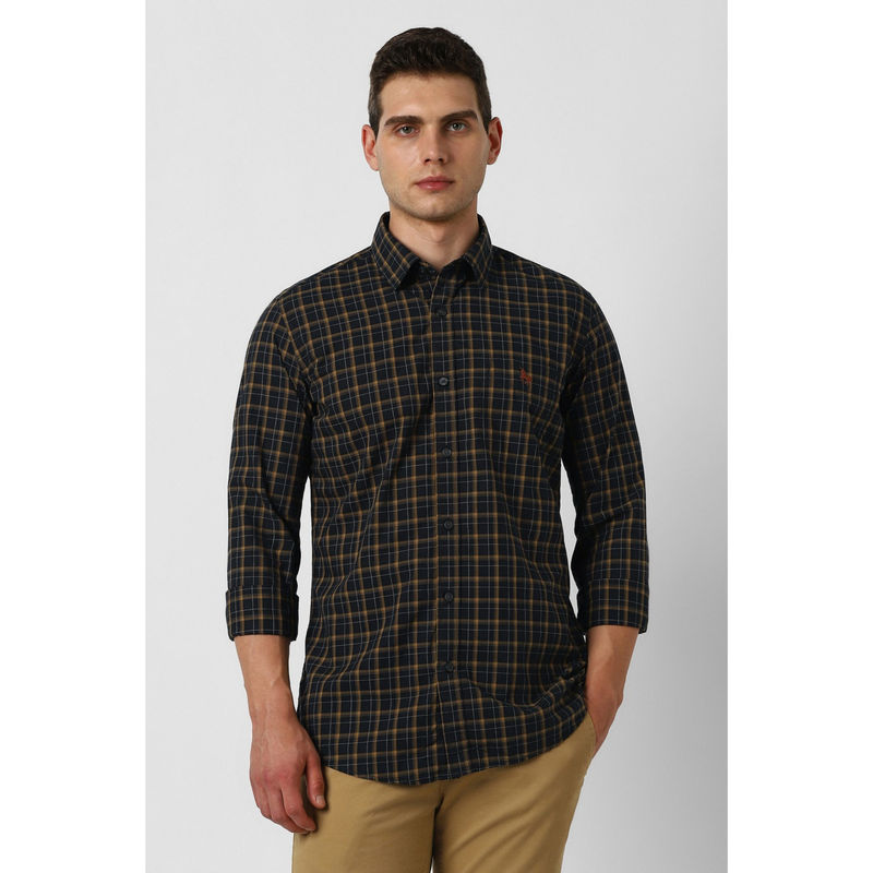 Van Heusen Black Checks Shirt (42)