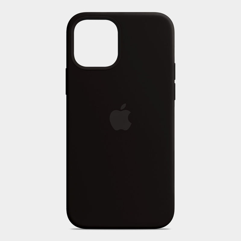 Treemoda Black Solid Silicone Apple iPhone 14 Pro Back Case (iPhone 14 Pro)