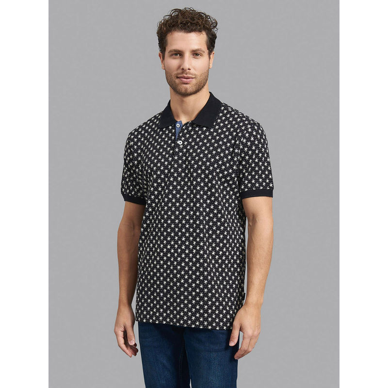 Beverly Hills Polo Club Lotta Dots Tossed Icon Aop Polo (S)
