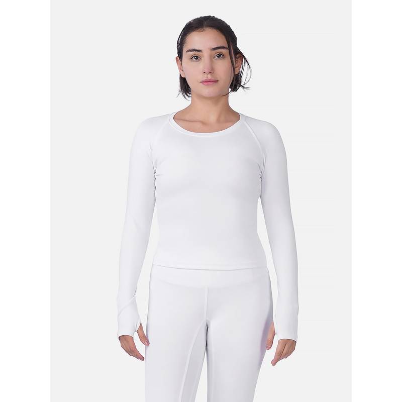 Wear Jukebox White Solid Slim Fit Top (S)