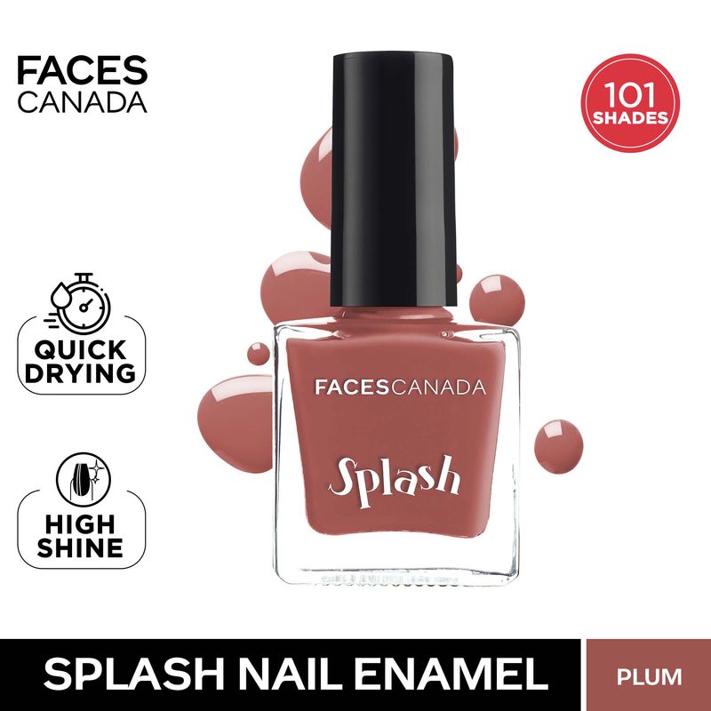 Faces Canada Splash Nail Enamel - Plum