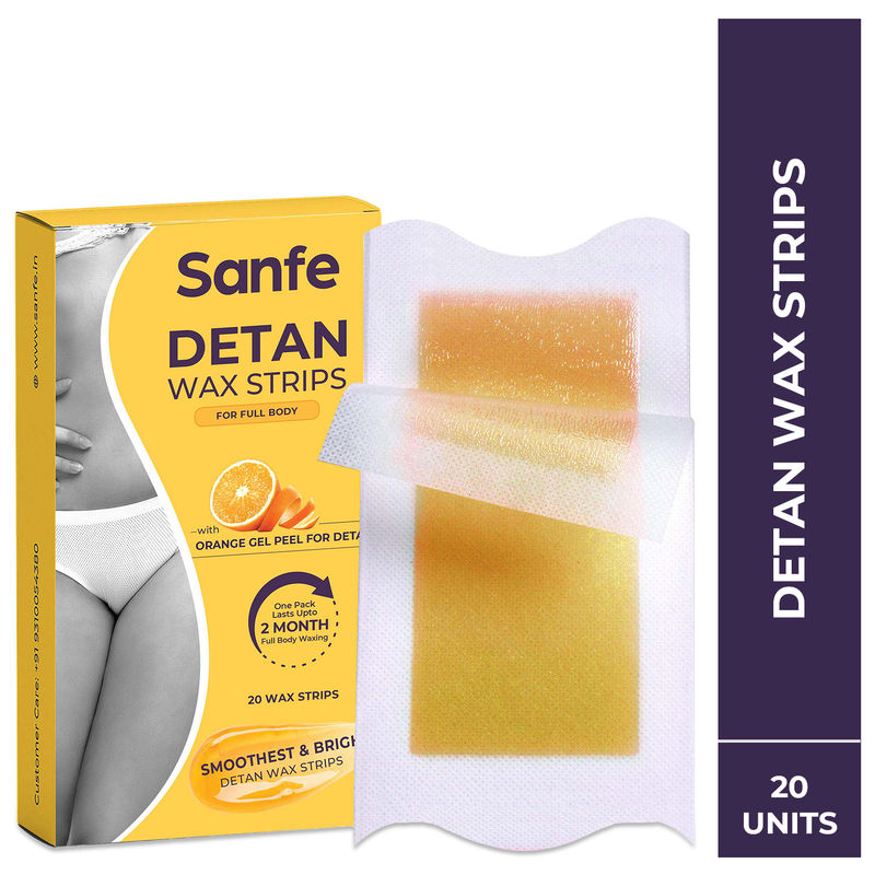 Buy Sanfe Detan Wax Strips Effortlessly Removes Tan And Body Hair buy-sanfe-detan-wax-strips-effortlessly-removes-tan-and-body-hair