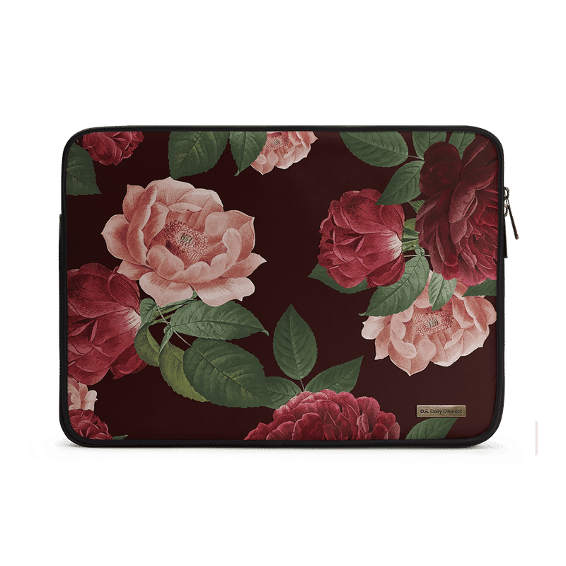 Dailyobjects Lovely Blooms Zippered Sleeve For Laptop/macbook - 14 Inch