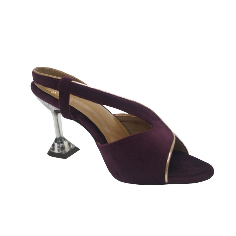 Bowtoes Purple Sassy Heels Solid (EURO 36)