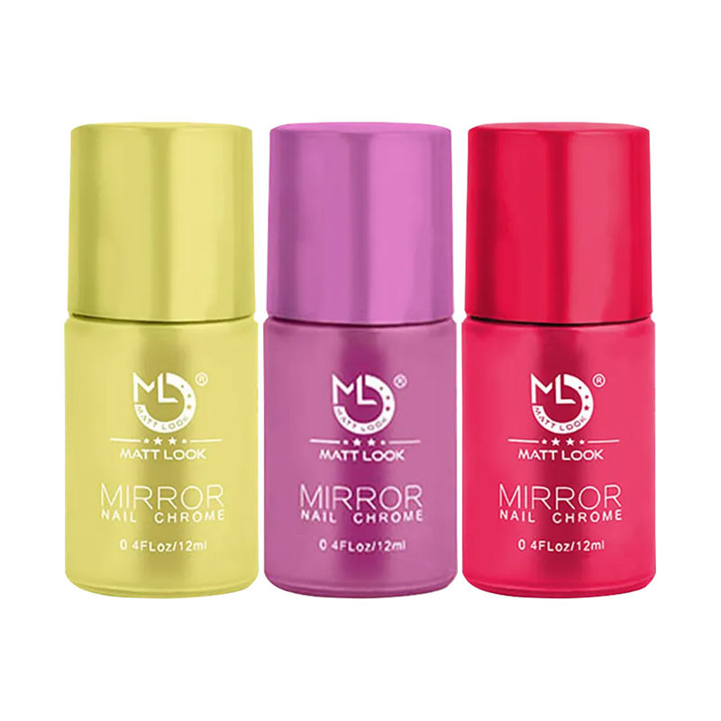 Matt look Shine Like Mirror Nail Polish Combo 6 Buy Matt look Shine