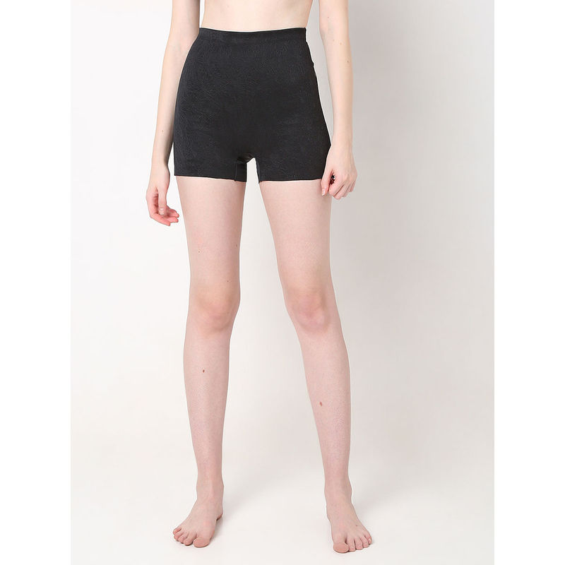 Vero Moda Intimates Black Textured Thigh Shaper (S)