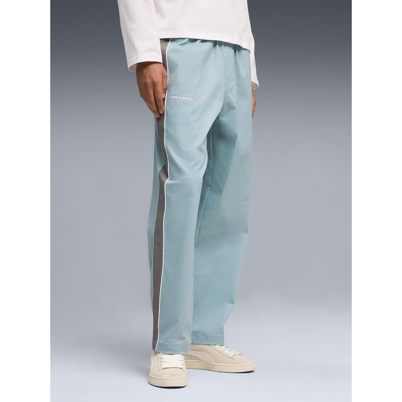 Puma Blue Colorblock Relaxed Trackpant (M)