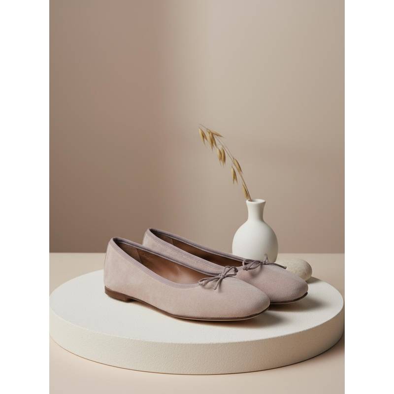 EZOK Women Casual Comfortable Ballerina - Beige (EURO 37)