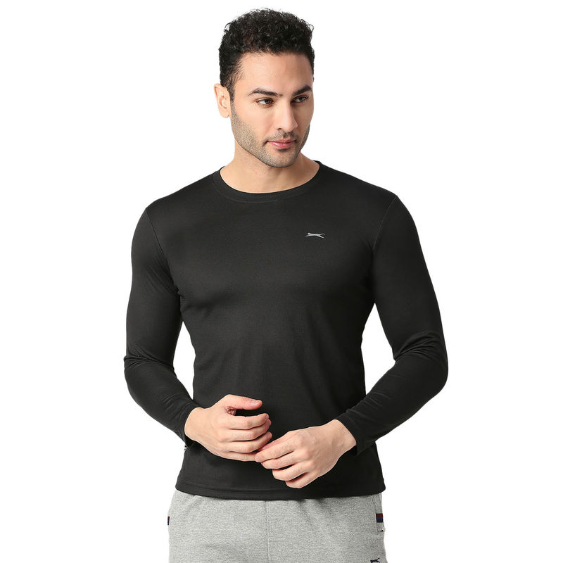 Black Panther Mens Black Full Sleeves T-Shirt (XL)