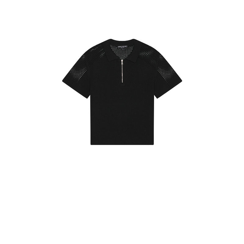 Central Park West Mesh Shoulder Sweater (L)