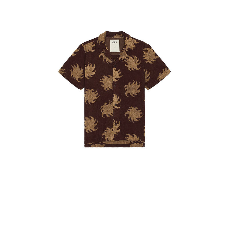 OAS Mocha Ember Cuba Terry Shirt (L)