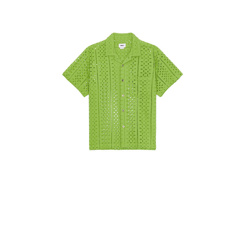 Obey Ayers Woven Eyelet Shirt (M)
