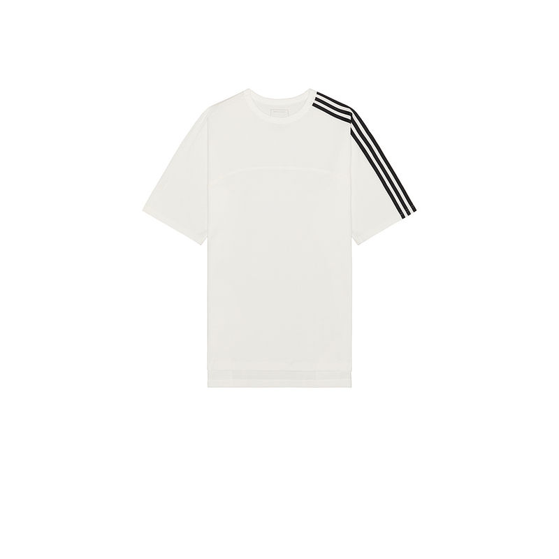 Y-3 Yohji Yamamoto 3 Stripe Tee in White (L)