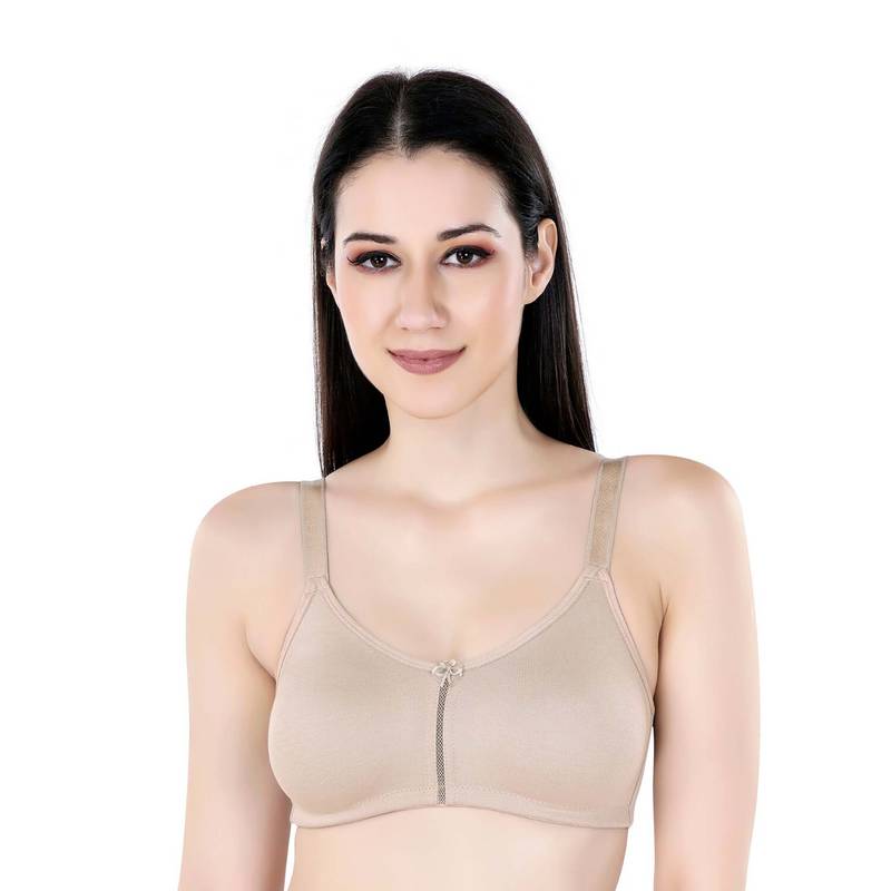 Bralux Easy Lounge Moulded T-Shirt Bra For Everyday Wear - Fawn (36C)