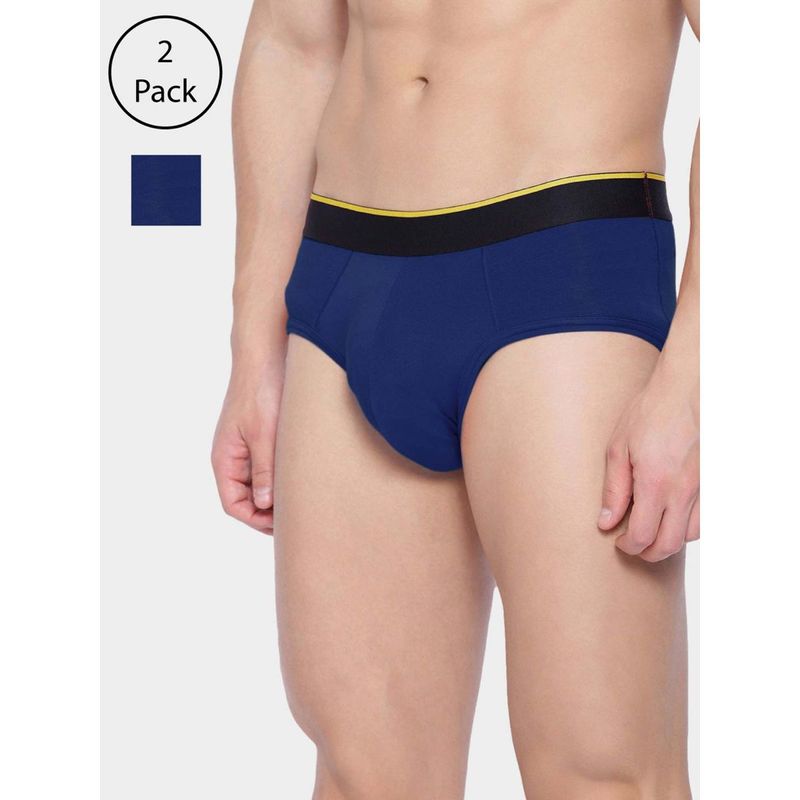 Bummer Galactic + Galactic Micro Modal Brief - Pack Of 2 For Men - Blue (S)