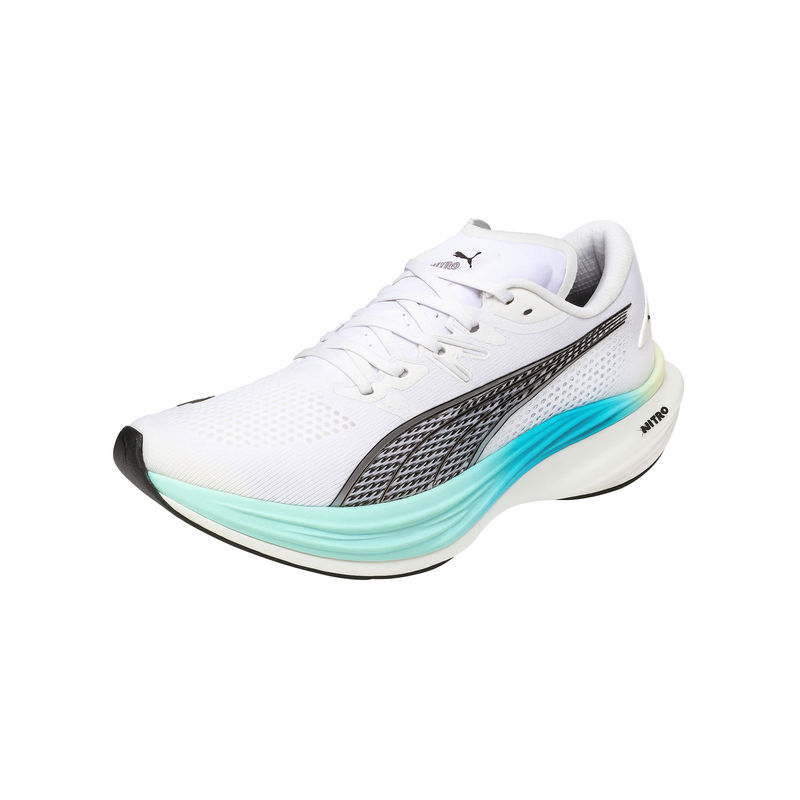 Puma Deviate NITRO 3 Men's Running Shoes-White (UK 7)
