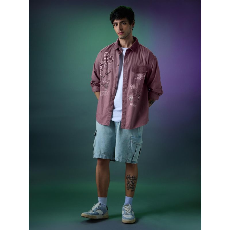 The Souled Store Official Rick and Morty Cosmic Adventure Men Relaxed Shirts (2XL)