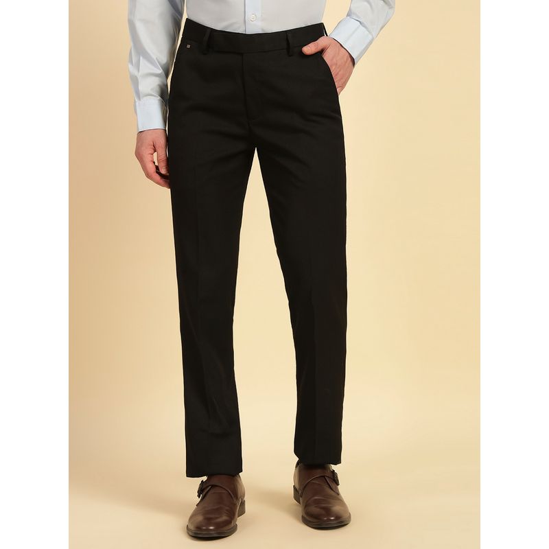 Cantabil Men's Black Solid Pant (32)