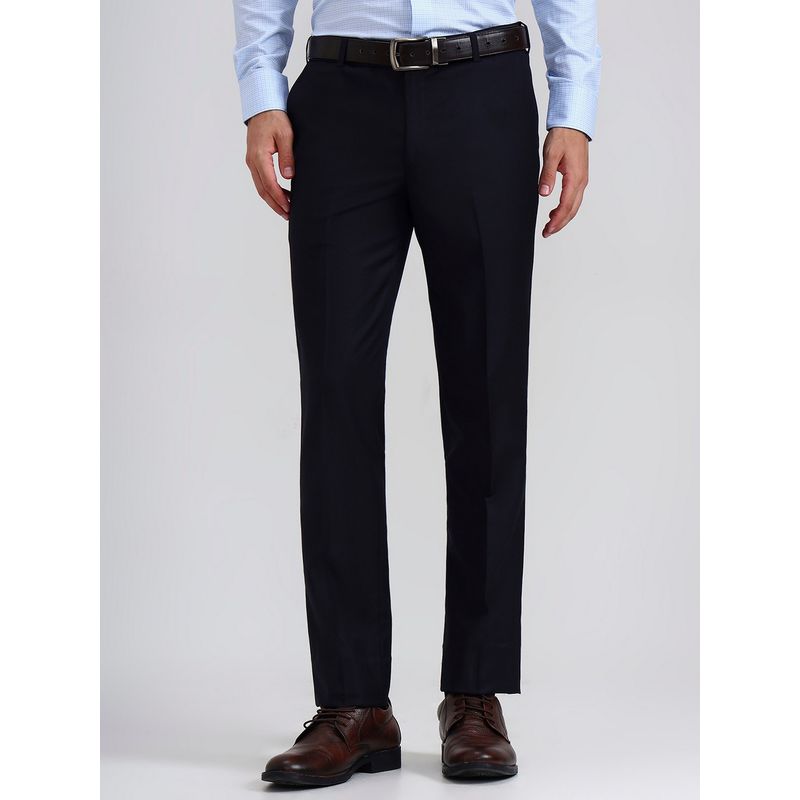 Metal Slim Fit Black Formal Pant (34)