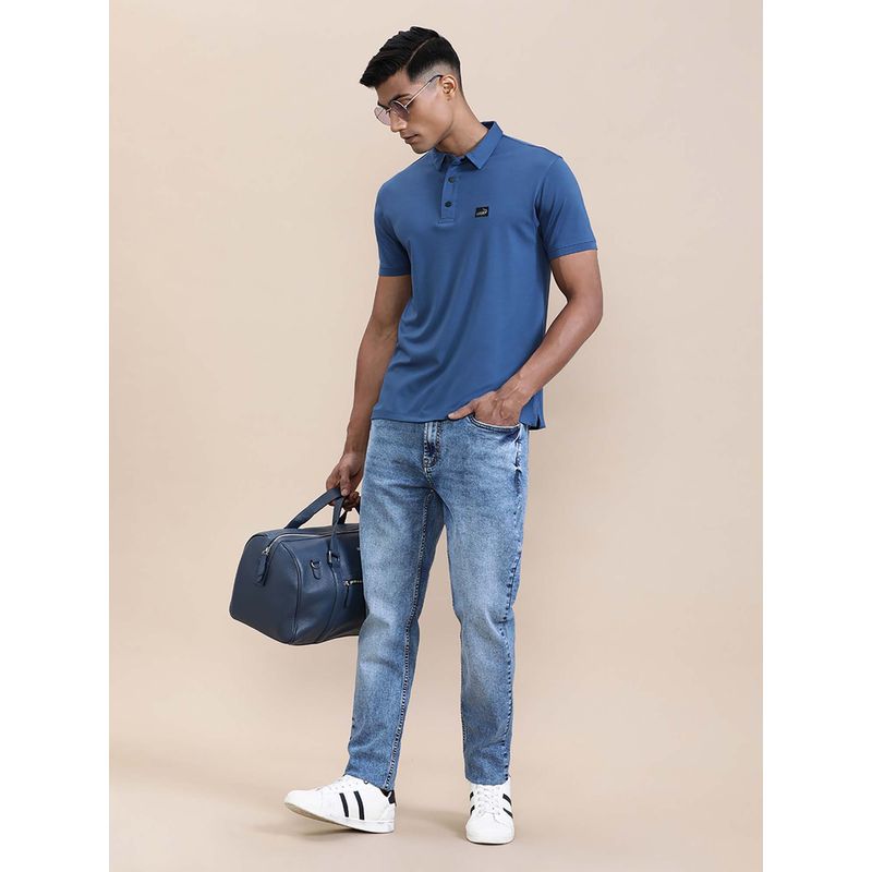 Crocodile Men'S Regular Fit Tencel Stretch Slim Fit Polo T-Shirt (M)