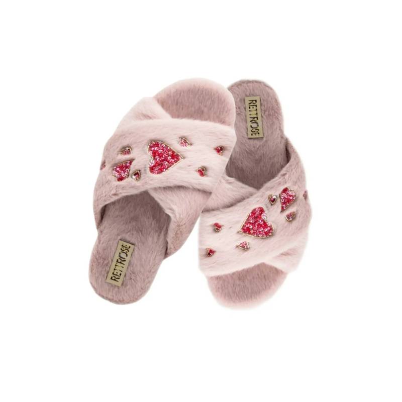 RETTROSE Raina fur Slippers (UK 4)