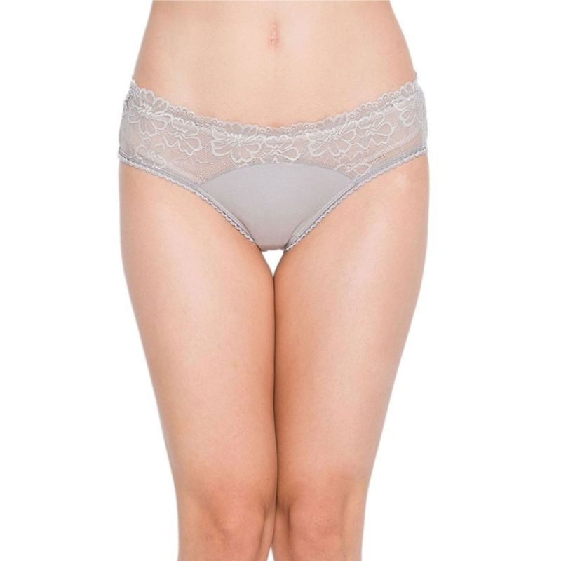 Buy Candyskin Women's Cotton Cheeky Panty Grey Online