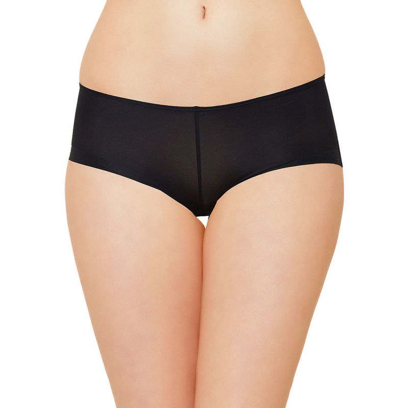 Wacoal Feel Free Mid Waist Medium Coverage Solid Panty Black (M)