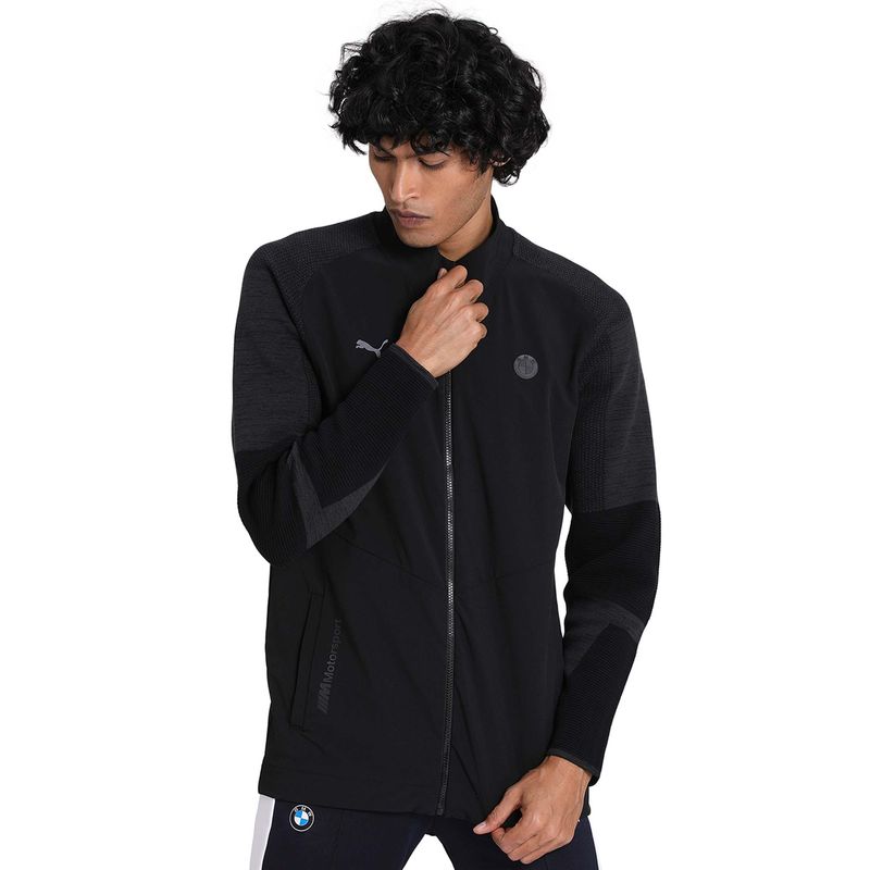 Buy Puma Bmw Motorsports Rct Evoknit Midlayer Jacket Black Online