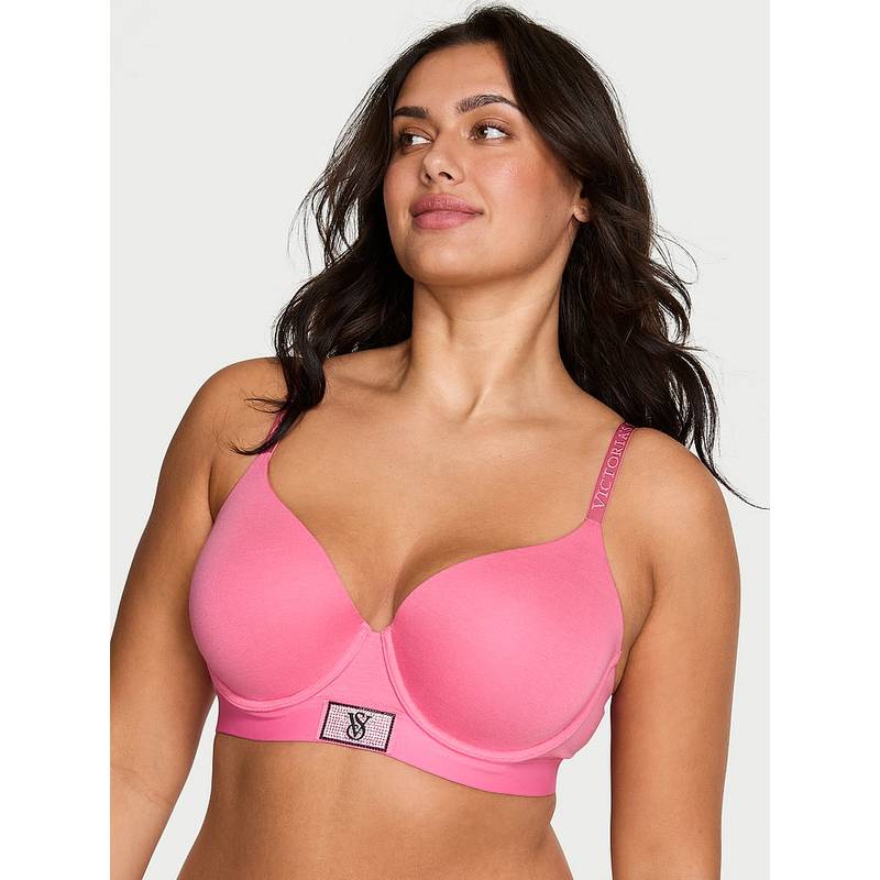Victoria's Secret The T-Shirt Shine Patch Lightly Lined Demi Bra (38B)