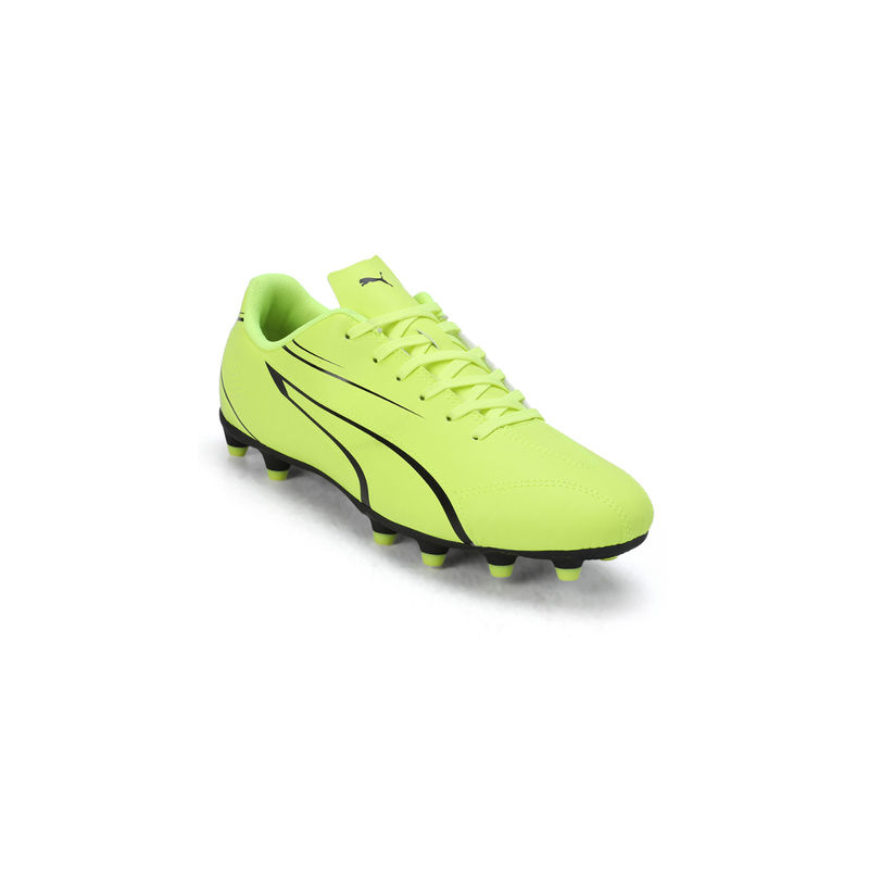 Puma VITORIA FG/AG Mens Green Football Shoes (UK 10)
