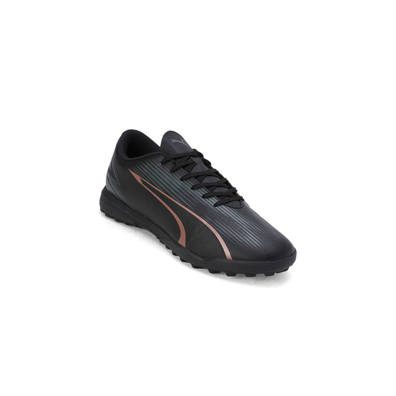Puma ULTRA PLAY TT Unisex Black Football Shoes (UK 6)