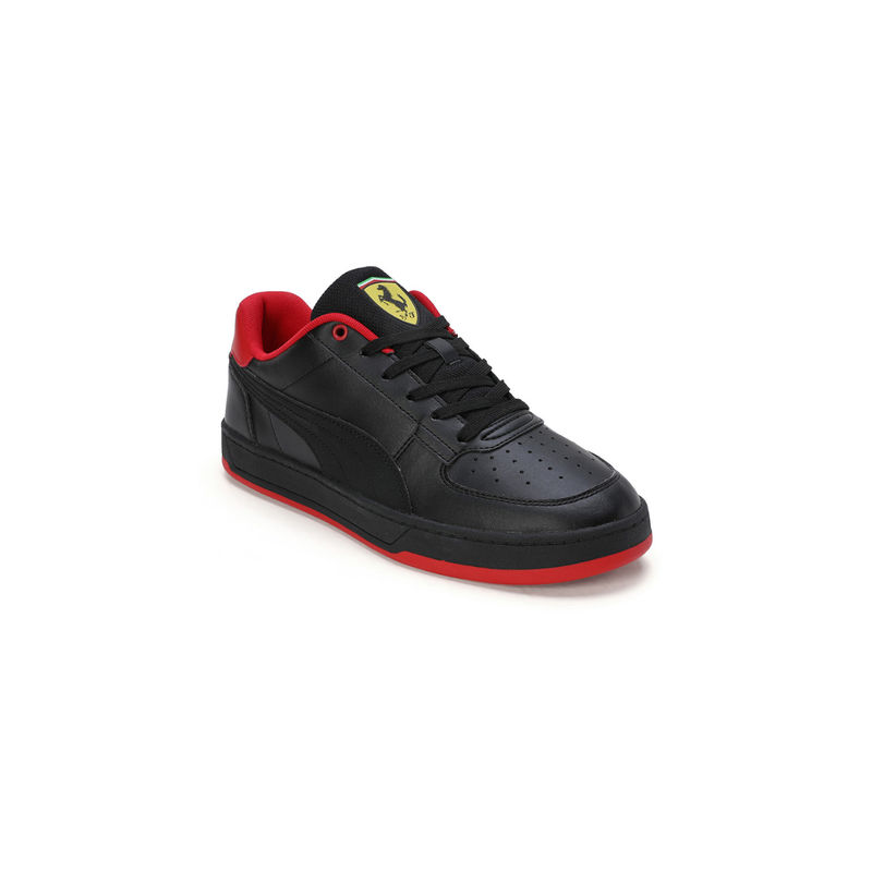 Puma Ferrari Caven 2.0 Unisex Black Sneakers (UK 9)