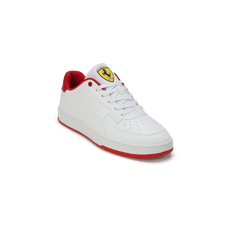 Puma Ferrari Caven 2.0 Unisex White Sneakers (UK 7)