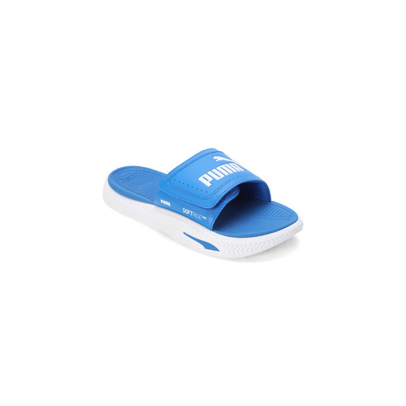Puma SoftridePro Slide 24 V Unisex Blue Sliders (UK 6)