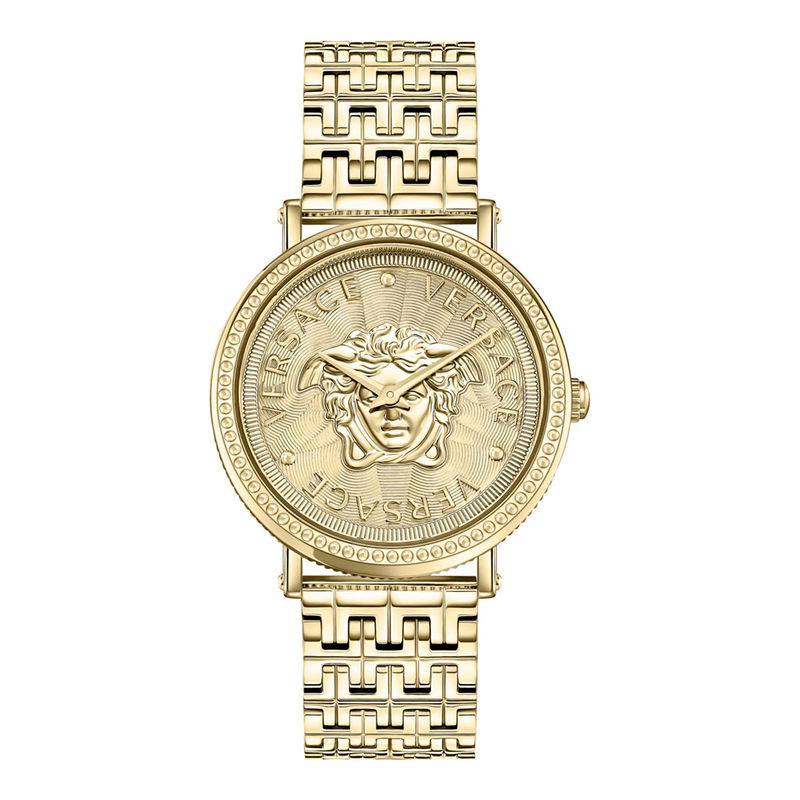 Buy Versace Wrist Watch Women Gold Tone Dial VEQX01022 (M) Online