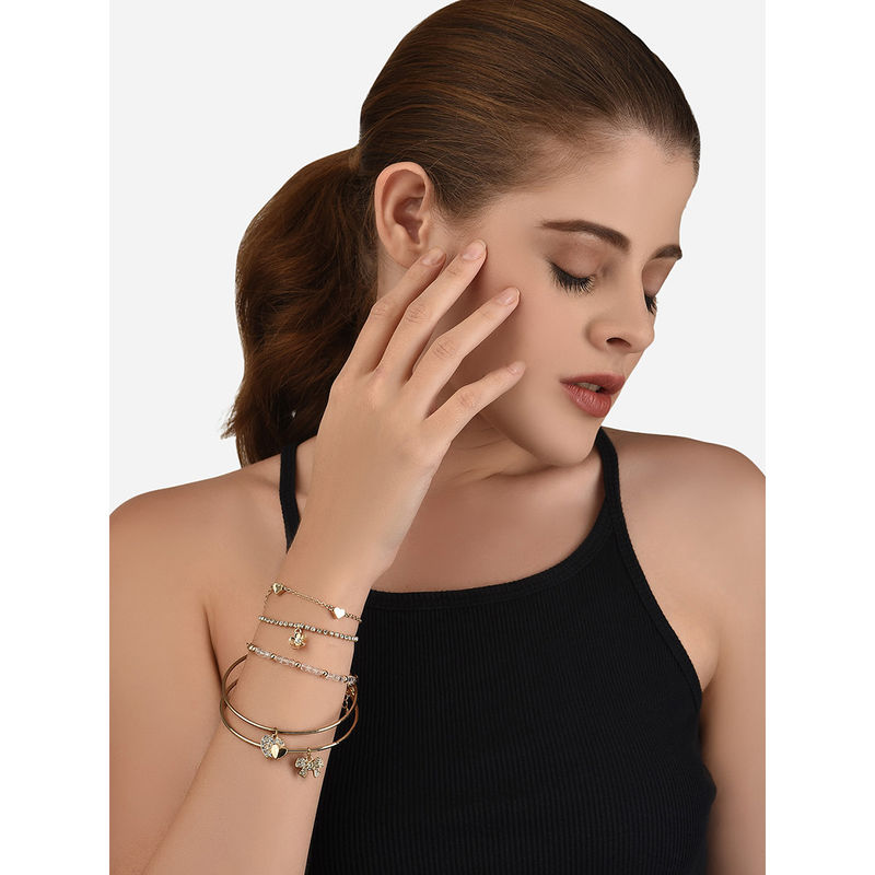 New LILY SKY Gold Layering Bracelet Set