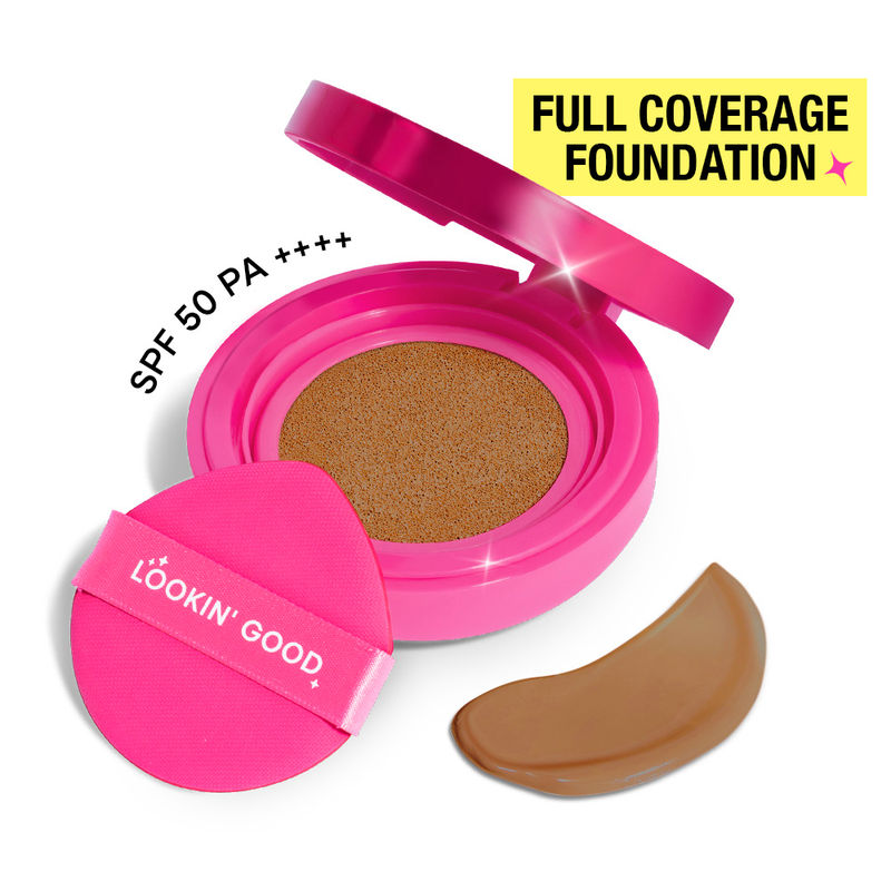 Nykaa Cosmetics Magic Cover Full Coverage Matte Cushion Foundation with SPF 50 - 445Y Deep
