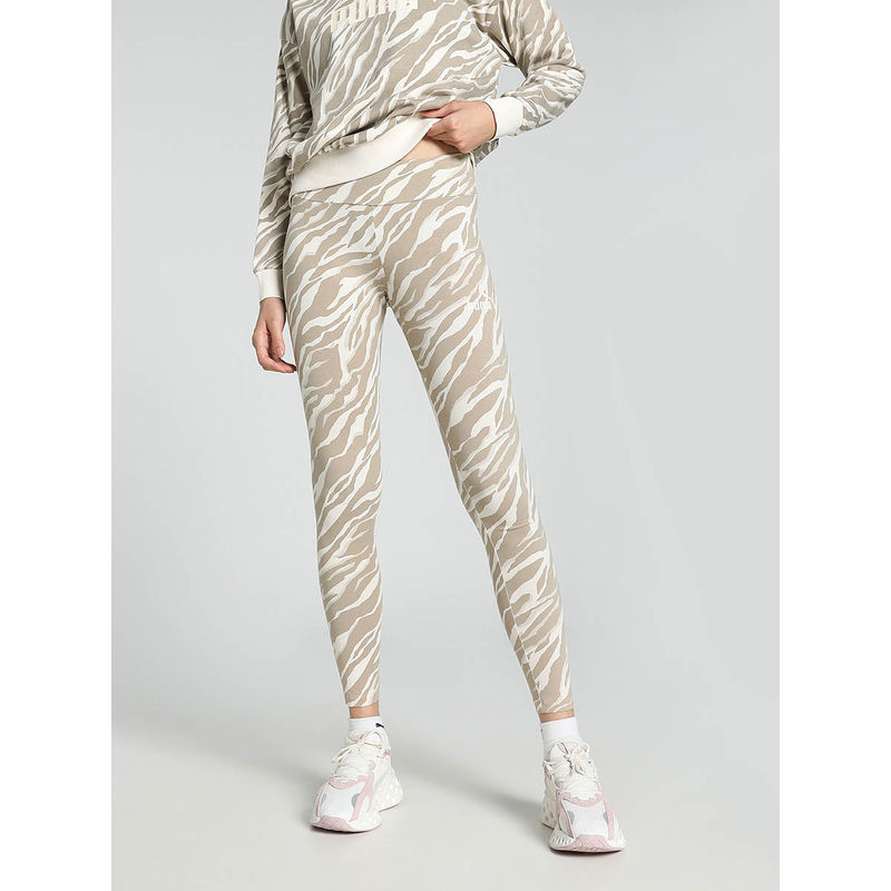 Puma Ess+ Animal Aop Women's White Tights (M)
