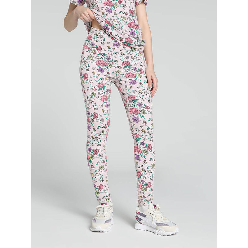 Puma Classics Petalia Aop Women's Pink Tights (S)