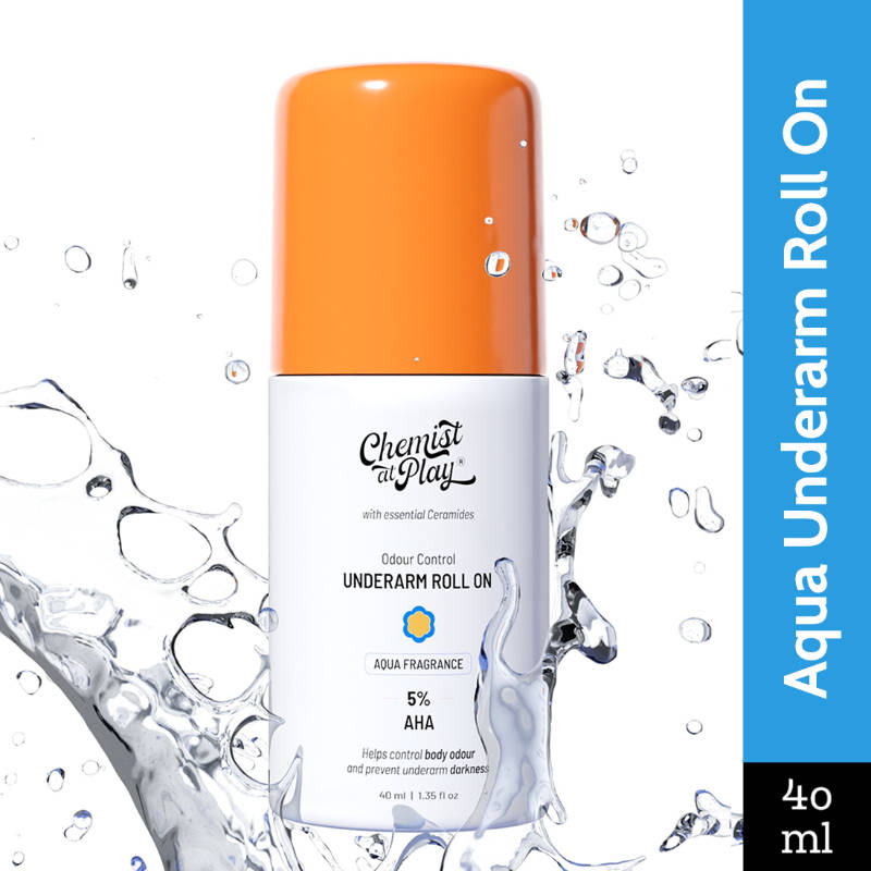 Chemist At Play Unterarm-Roll-On Mit 5% AHA – Hellt Auf, Peelt & Verhindert Gerüche