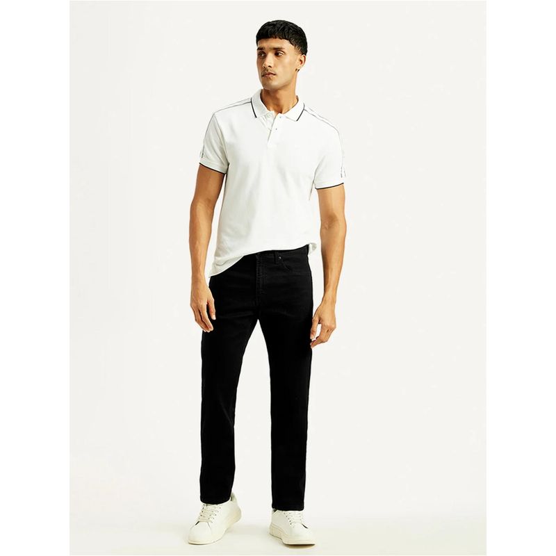 Levi's Men'S 505 Straight Fit Black Jeans (28)