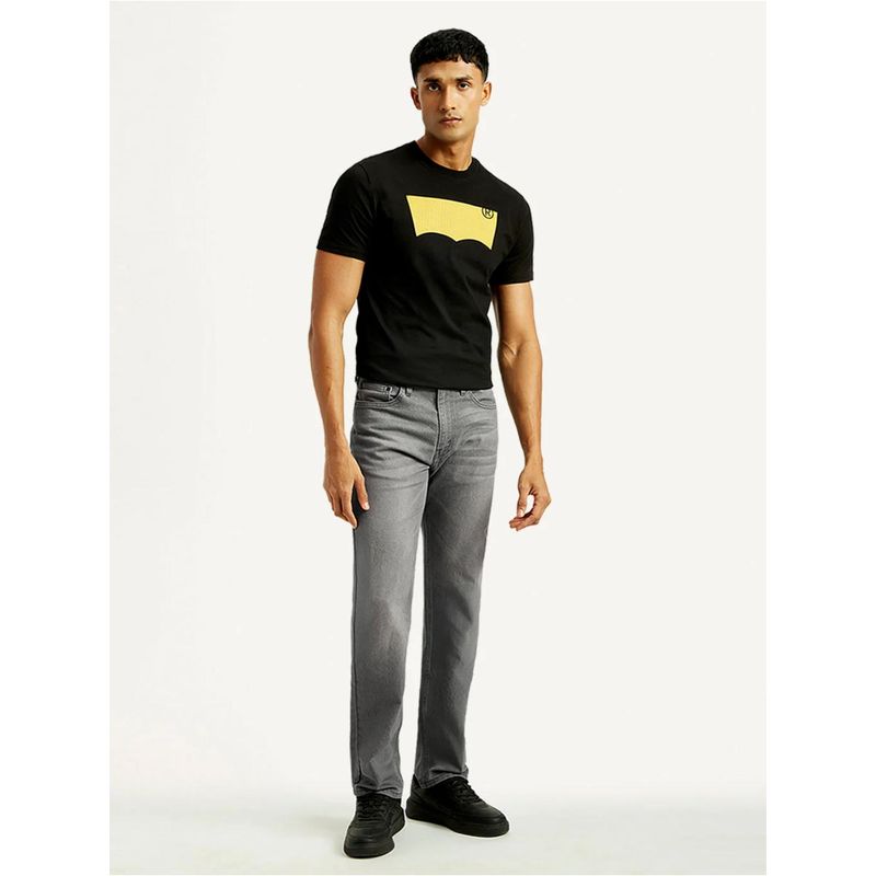Levi's Men'S 505 Straight Fit Light Grey Jeans (34)