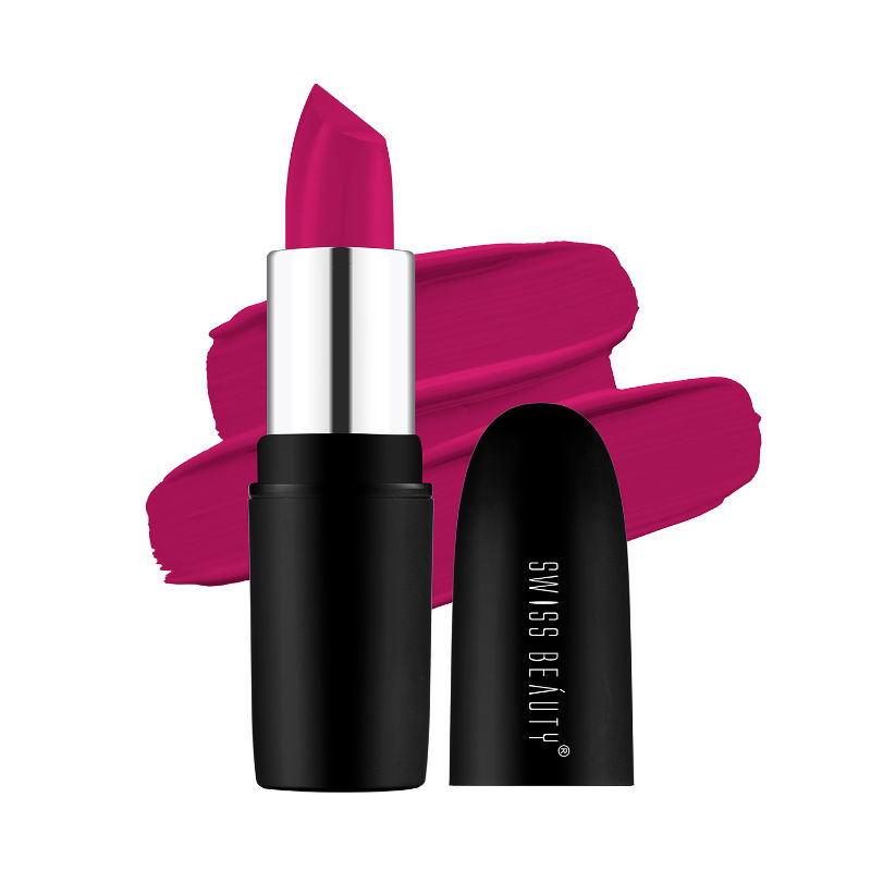 Swiss Beauty Pure Matte Lipstick - 223 Velvet Maroon