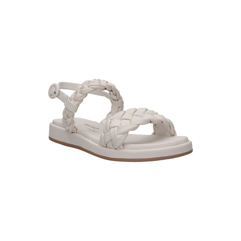 BAGATT Ravenna Off White Women Flat Sandals (EURO 37)