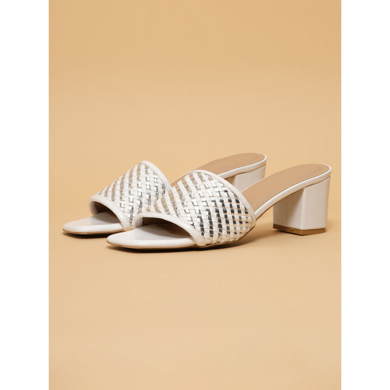 Eridani Aurora Woven Heels White (UK 2)