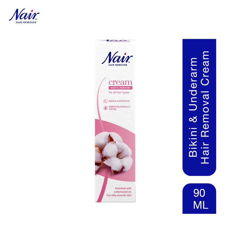 Nair Bikini & Underarm Hair Removal Cream: Buy Nair Bikini & Underarm Hair  Removal Cream Online at Best Price in India | Nykaa